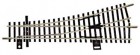 83322 Tillig EW 1 LH - Left turnout 15ï¿½ (straight side 5 1/8")